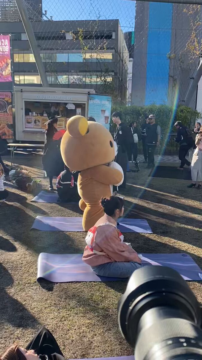 ぼーっとする大会、リラックマも参加？