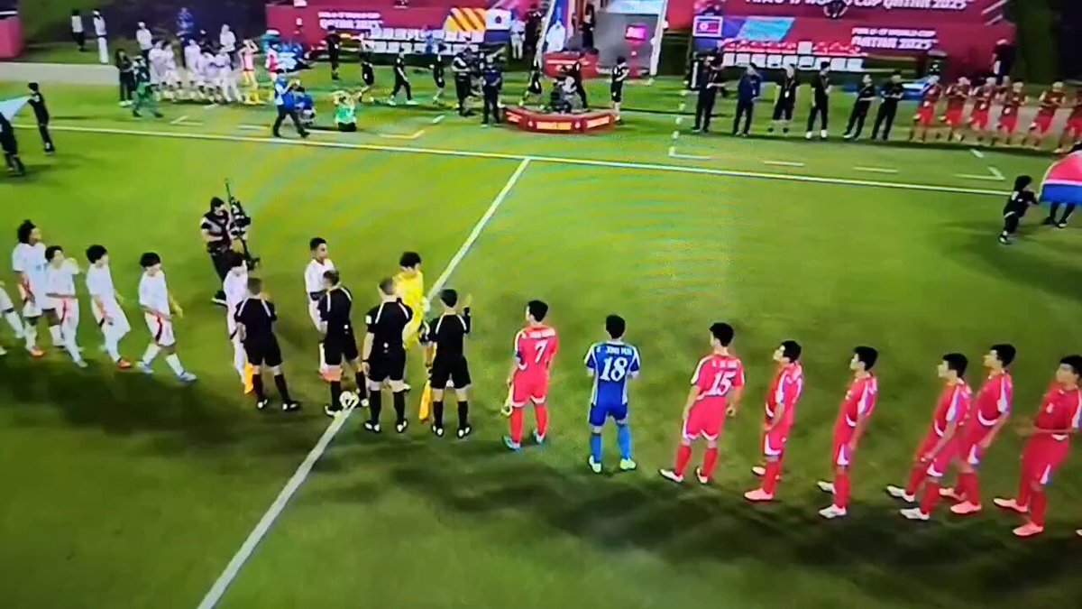 U-17ワールドカップで北朝鮮代表選手がグーパン行為