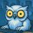 白いフクロウのアイコン画像