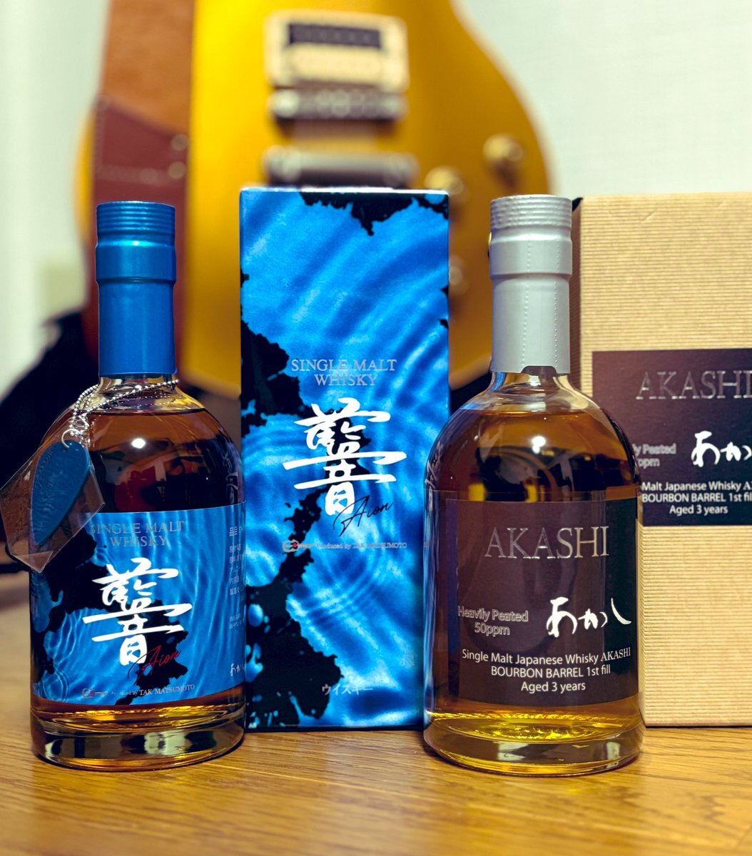 【未開封】B’z 松本孝弘 シングルモルトウイスキー AION 藍音 限定品 未開封】B'z 松本孝弘 シングルモルトウイスキー AION 藍音 限定