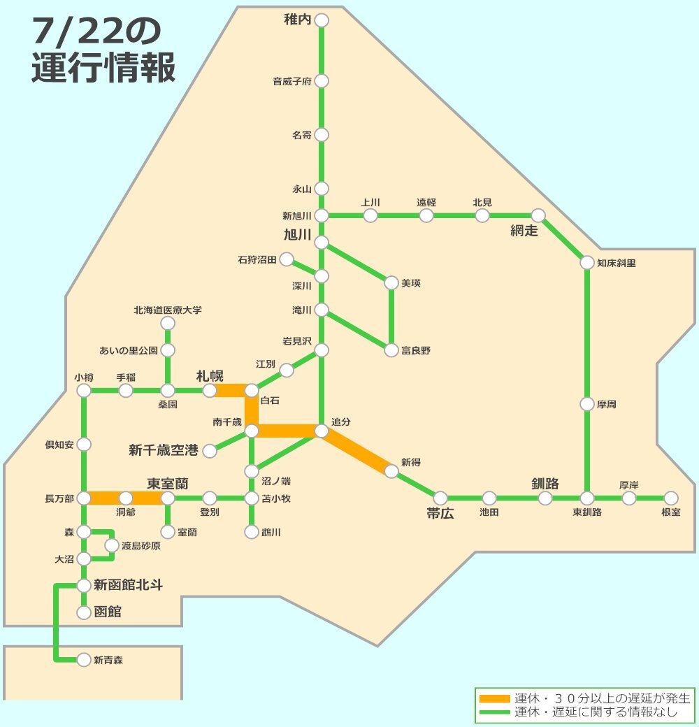 室蘭本線[苫小牧～岩見沢]」のYahoo!リアルタイム検索 - X（旧