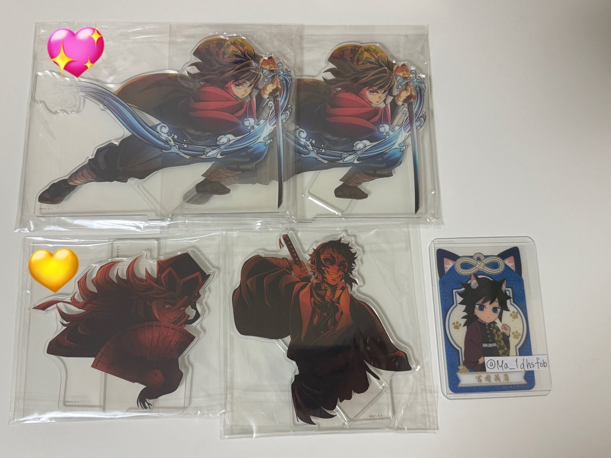 幕間　コミケ　チェキ　冨岡義勇　時透無一郎　甘露寺蜜璃　まとめ売り　鬼滅の刃 くら寿司鬼滅の刃 竈門炭治郎 冨岡義勇 我妻善逸 時透無一郎