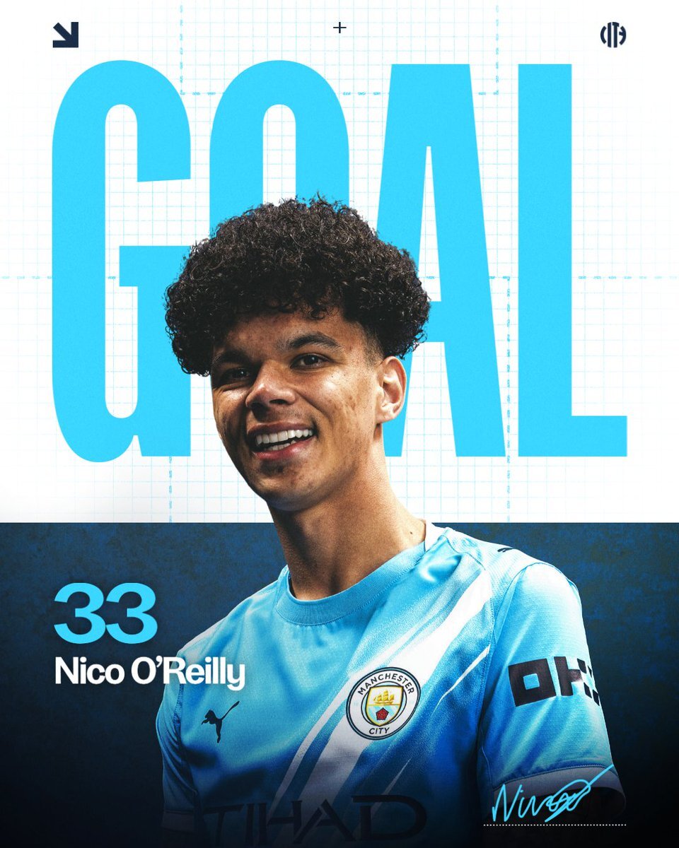 オライリー、シティの同点弾でファンを沸かせる！ 