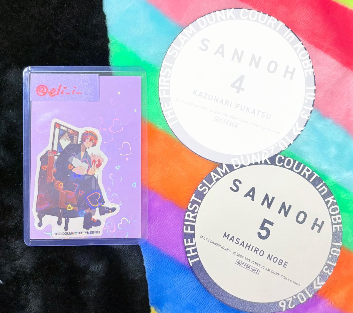 THE FIRST SLAM DUNK カフェ コースター 三井 河田 THE FIRST SLAM