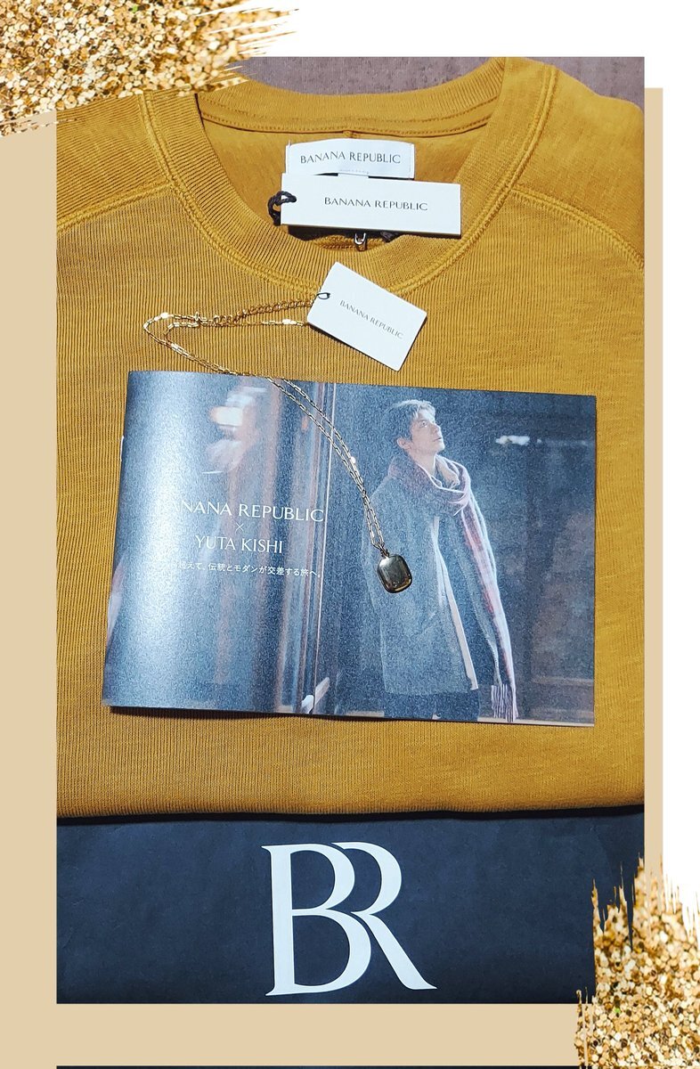 BANANA REPUBLIC 岸優太 ネックレス BANANA REPUBLIC ペンダントネックレス 岸優太 バナナ・リパブリック