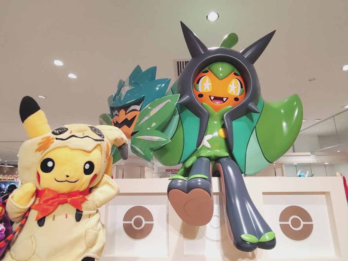 ポケモンセンターピカチュウトホク ぬいぐるみ さんさ踊りごっこピカチュウ ポケモンセンター