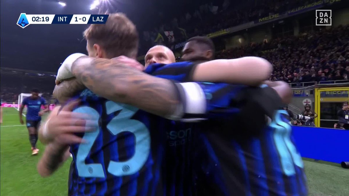 ラウタロのゴールで勝利！インテル、ラツィオに快勝！