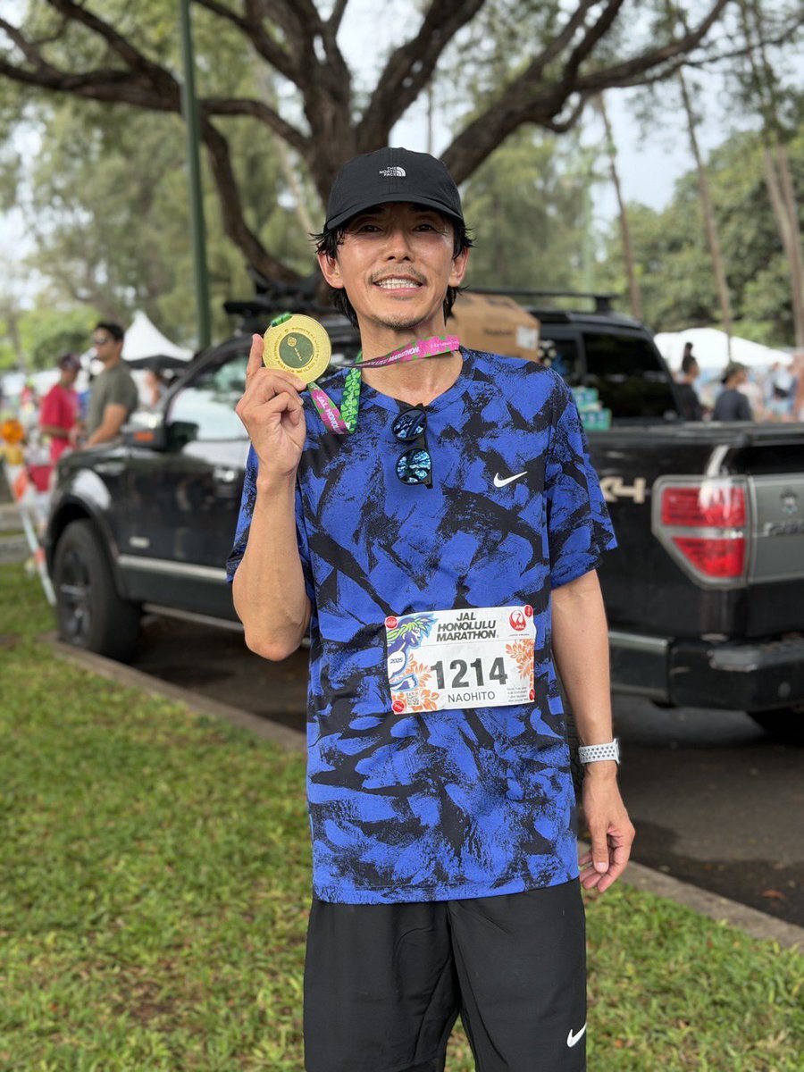 ホノルルマラソン完走！藤木直人、狩野英孝も挑戦