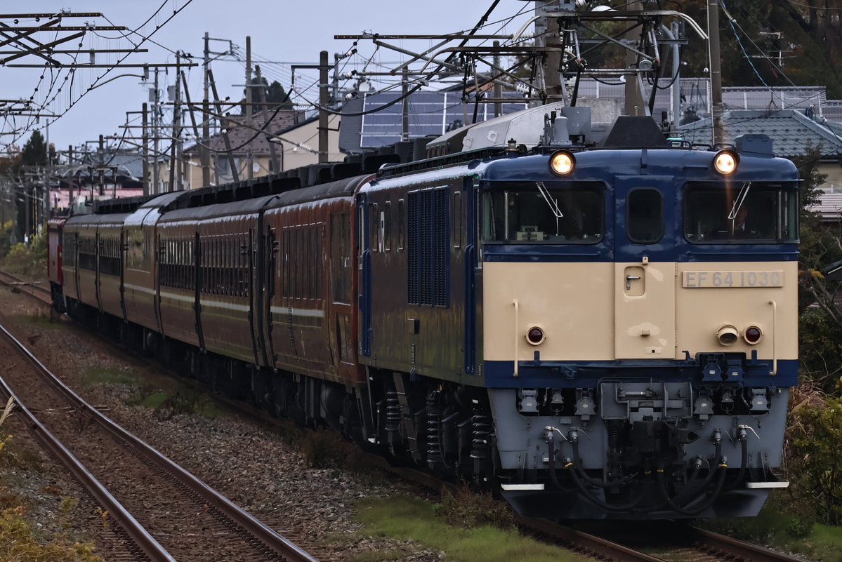 ありがとうEL号ラストラン！EF64-1030とEF81-140の送り込み回送にファン熱狂