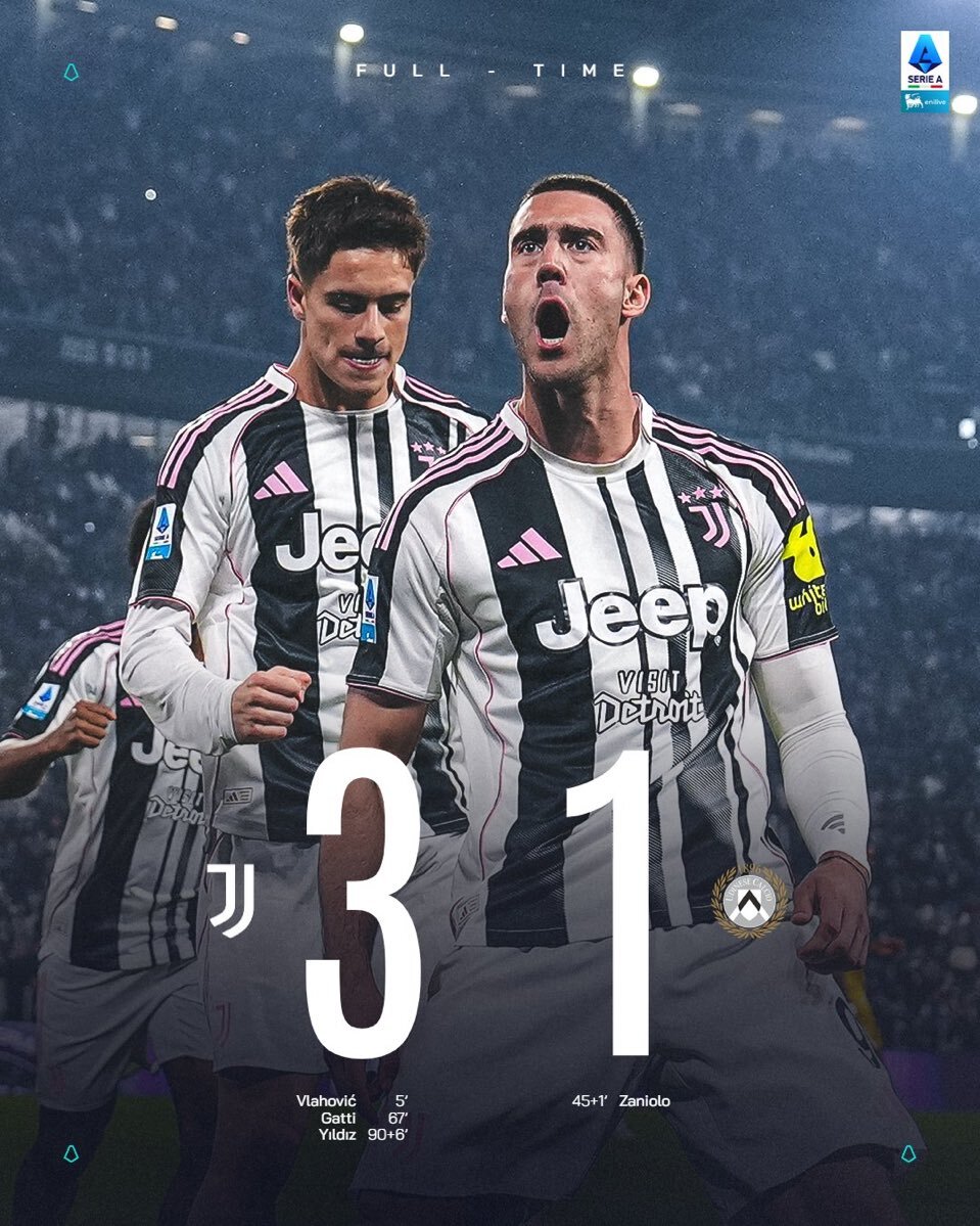 ガッティ、ユベントスを勝利に導く！ 