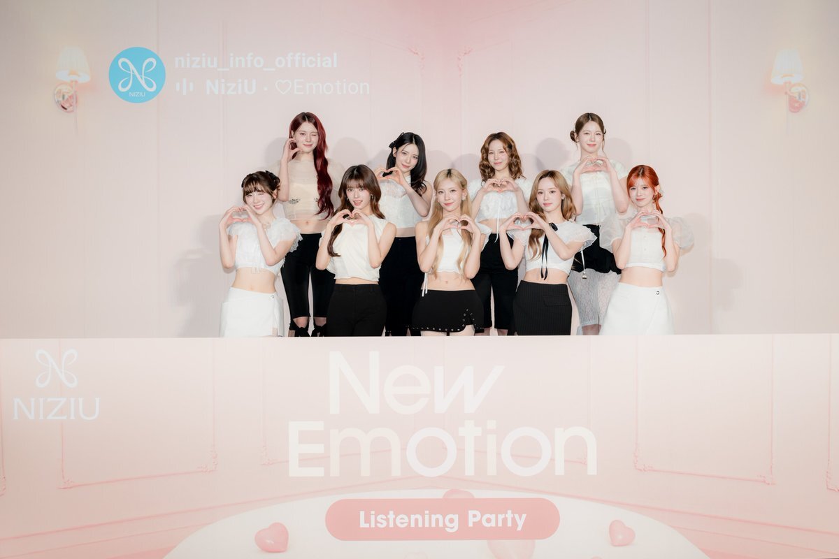 NiziU、新アルバム「New Emotion」リスニングパーティー開催！