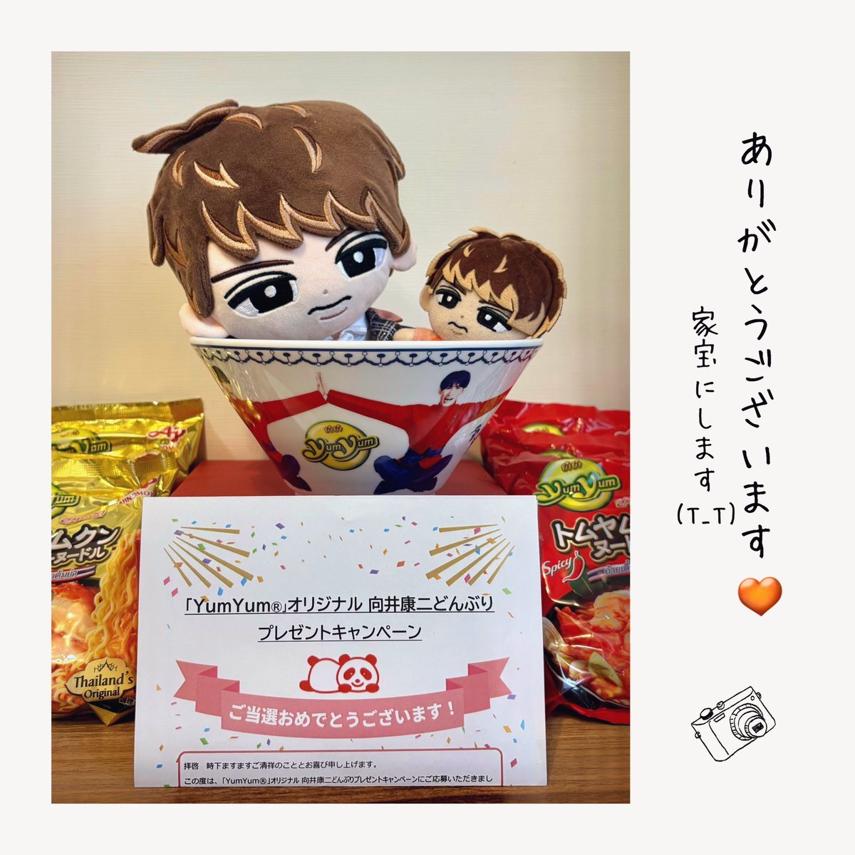 ま*こ様 YumYum オリジナルどんぶり 向井康二