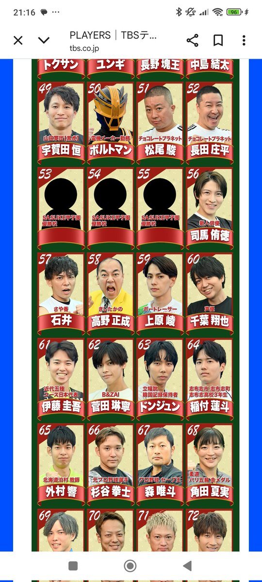 千葉翔也、SASUKE出場にファン興奮！「おめでとう」の声多数