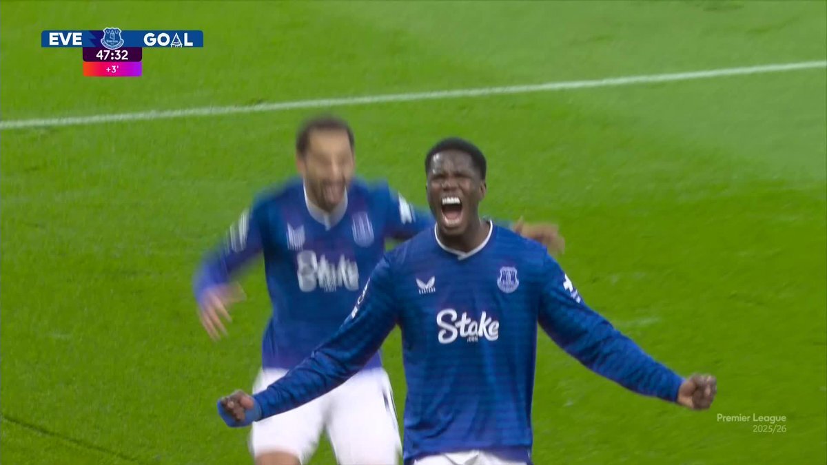 エヴァートンバリー選手初ゴール！ファン歓喜、CL圏争いへ