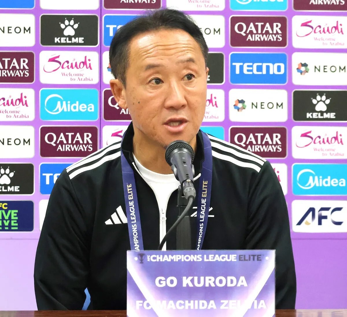 FC町田ゼルビア 黒田監督、不適切発言でJリーグけん責処分 