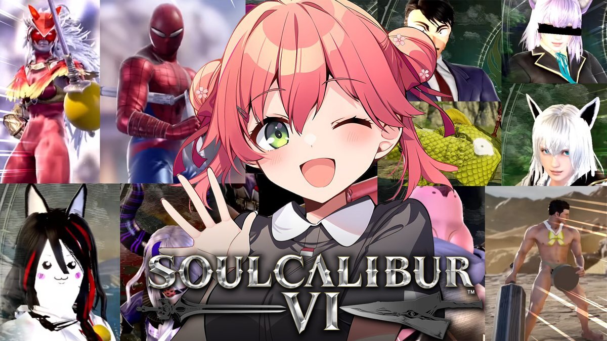 さくらみこ、ソウルキャリバーⅥでカオスなキャラクリ大会配信！ 
