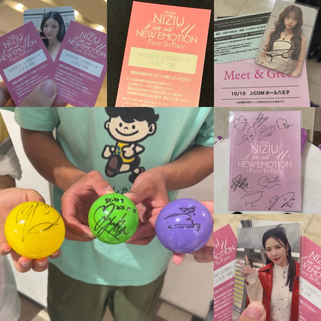 NiziU アヤカ アノ サインボール 直筆 AWAKE た*し様 NiziU アヤカ アノ サインボール 直筆 AWAKE