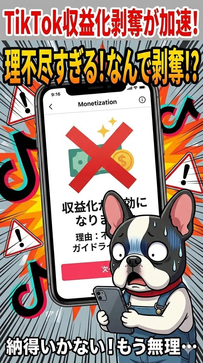 TikTok収益剥奪問題、日本人クリエイターに波及