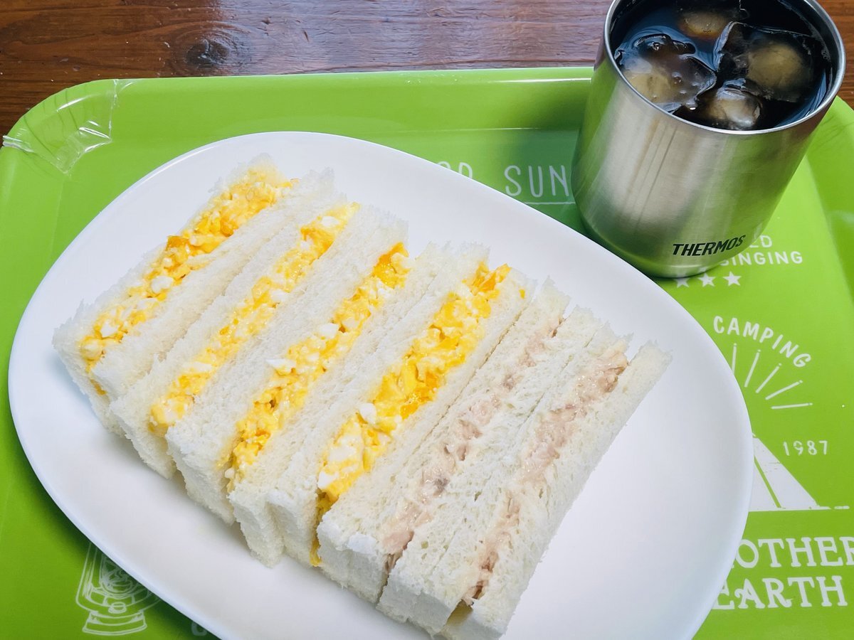 ⭐︎たまごサンド⭐︎ こんにちは！NINUKIです！ 毎日暑いですね😵 皆様熱中症には十分