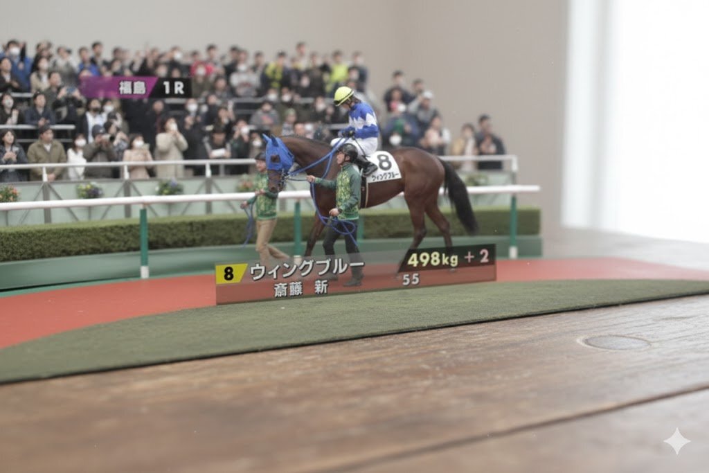 ロードアマルフィ、福島3Rで2着！ブリッジエフェクトに惜敗