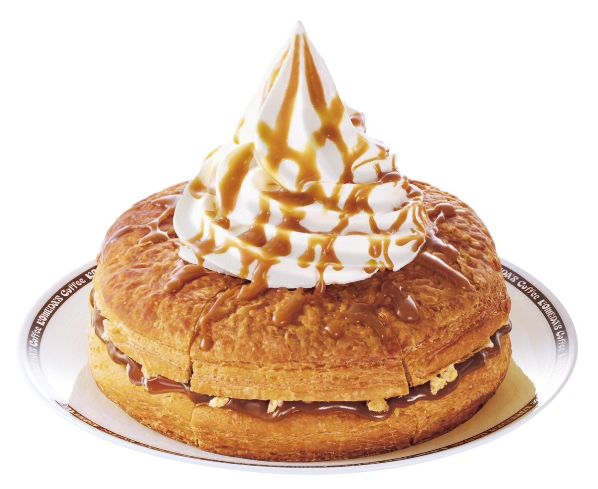 コメダ珈琲店×鎌倉紅谷 コラボ「シロノワール クルミッ子」に期待の声