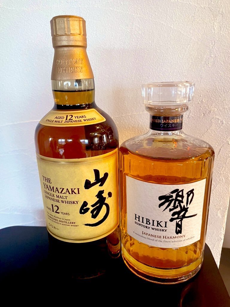 確認用の山崎12年 サントリーウイスキー山崎12年】華・向獅子のラベル違いについて