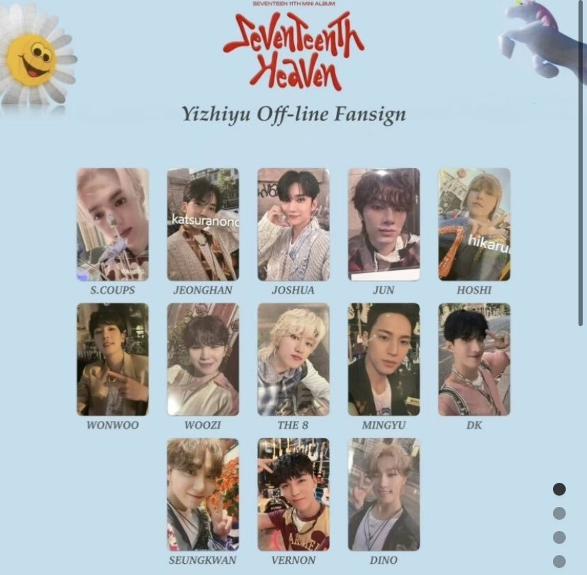 17CARAT SEVENTEEN セブチ サイン会 写真 SEVENTEEN - seventeen 1st Mini Album 17 Carat セブチ CDの