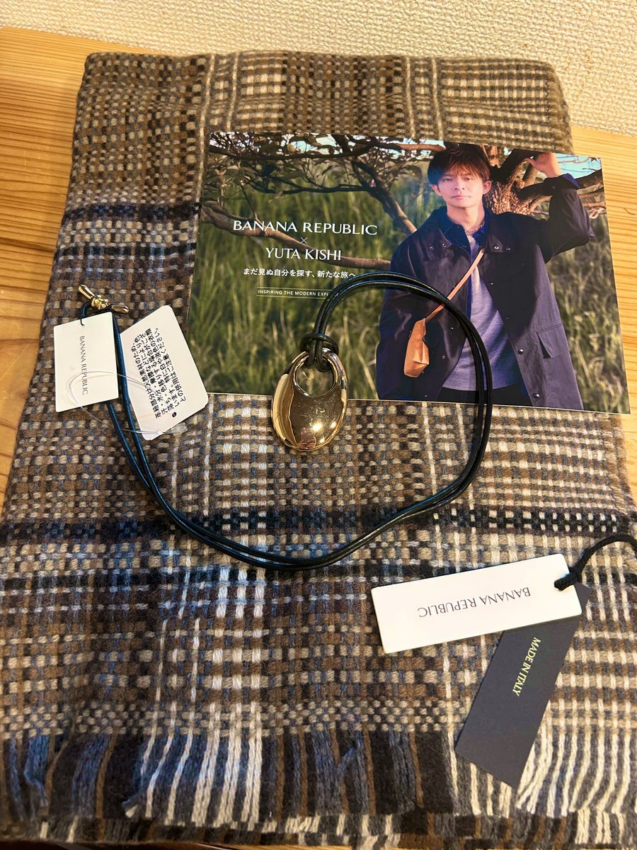 BANANA REPUBLIC バナリパ 岸優太 シルバーネックレス BANANA REPUBLIC バナリパ 岸優太 シルバーネックレス BANANA