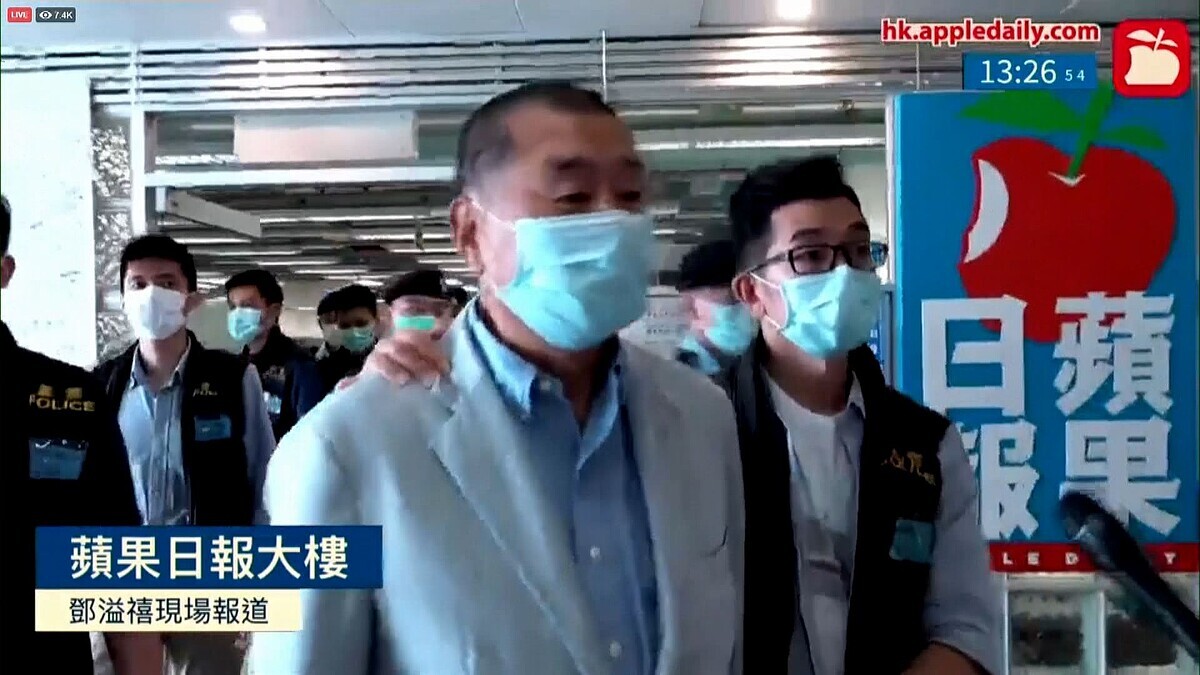 香港リンゴ日報創業者 黎智英氏に有罪判決