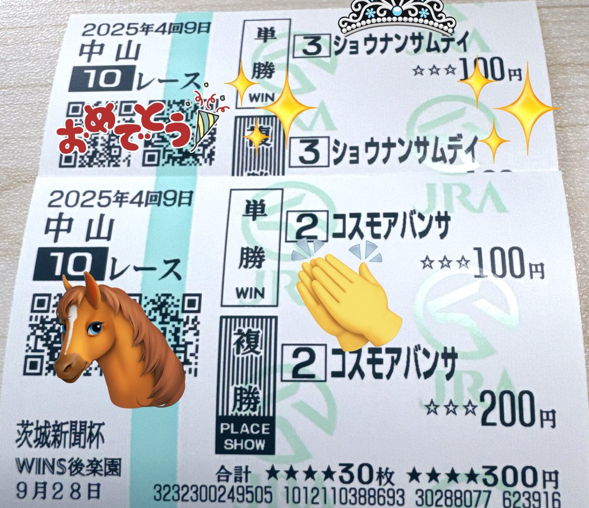 ショウナンパンドラ　現地的中単勝馬券 2025年最新】Yahoo!オークション -的中 馬券の中古品・新品・未