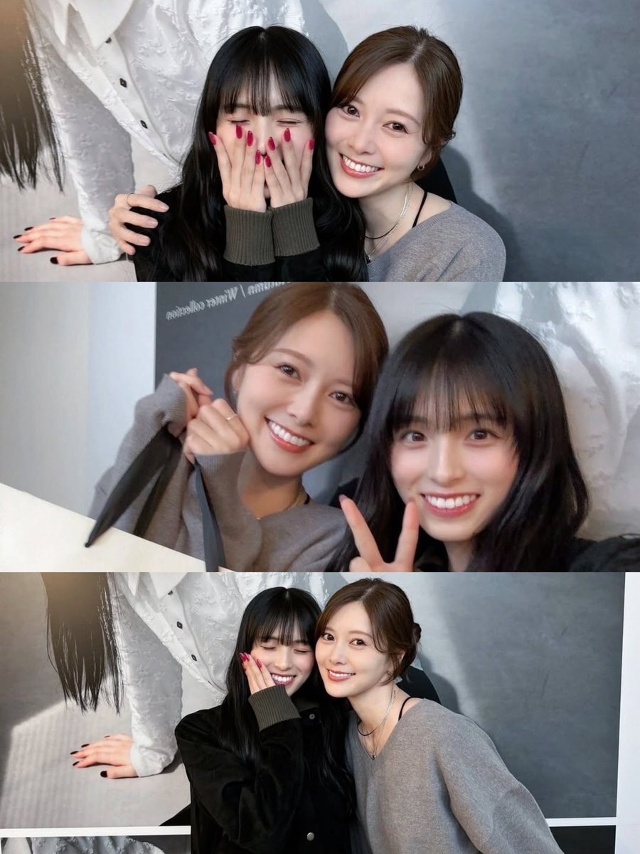 大園桃子と白石麻衣、ポップアップイベントでファンを喜ばせた！