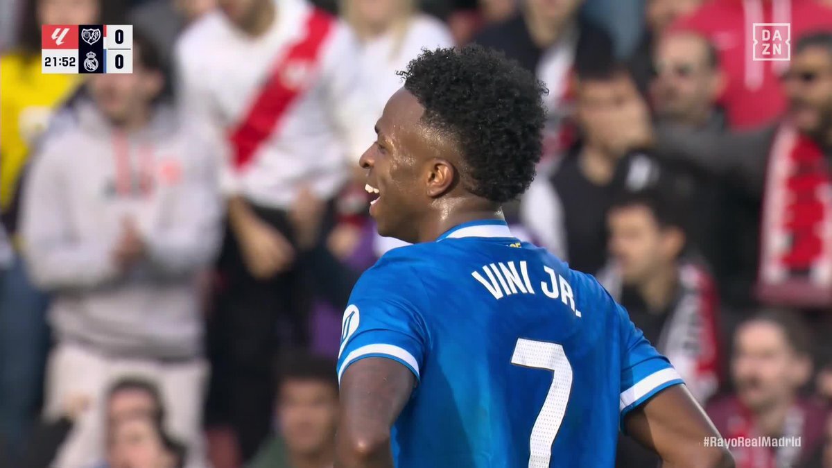 ラージョ対レアル・マドリード、0-0で前半終了！