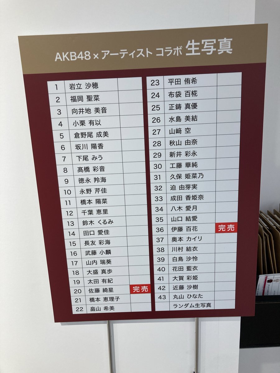akb 完売」のYahoo!リアルタイム検索 - X（旧Twitter）を