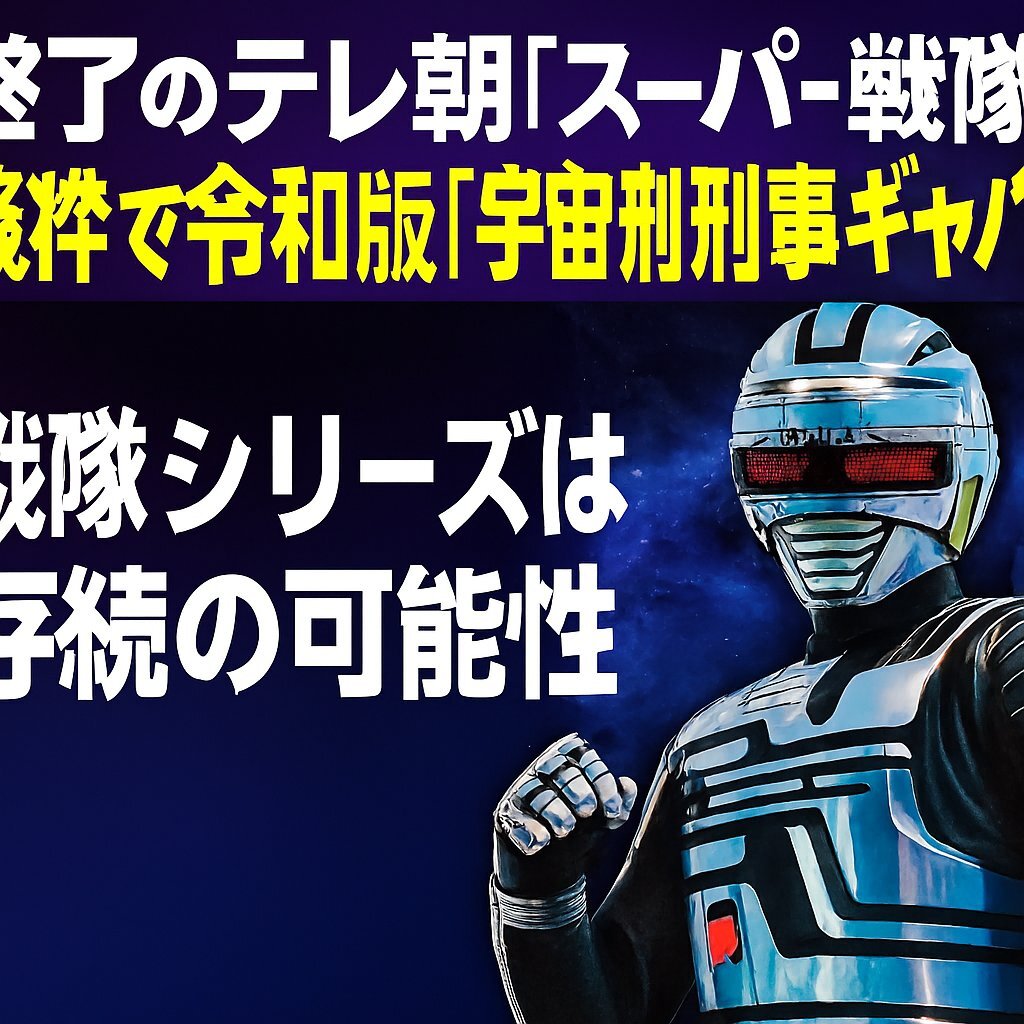 スーパー戦隊、終わる？ギャバンが復活？