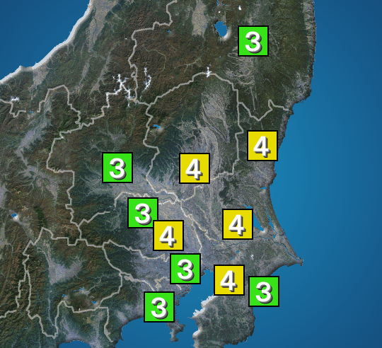 茨城県南部でM4.9の地震が発生 最大震度4