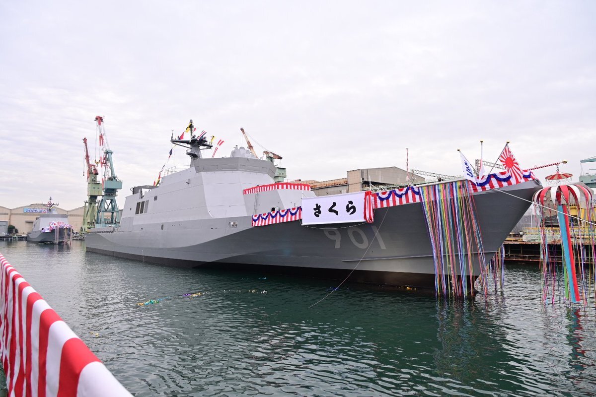 海上自衛隊の新哨戒艦「さくら」「たちばな」、どんな活躍が期待される？