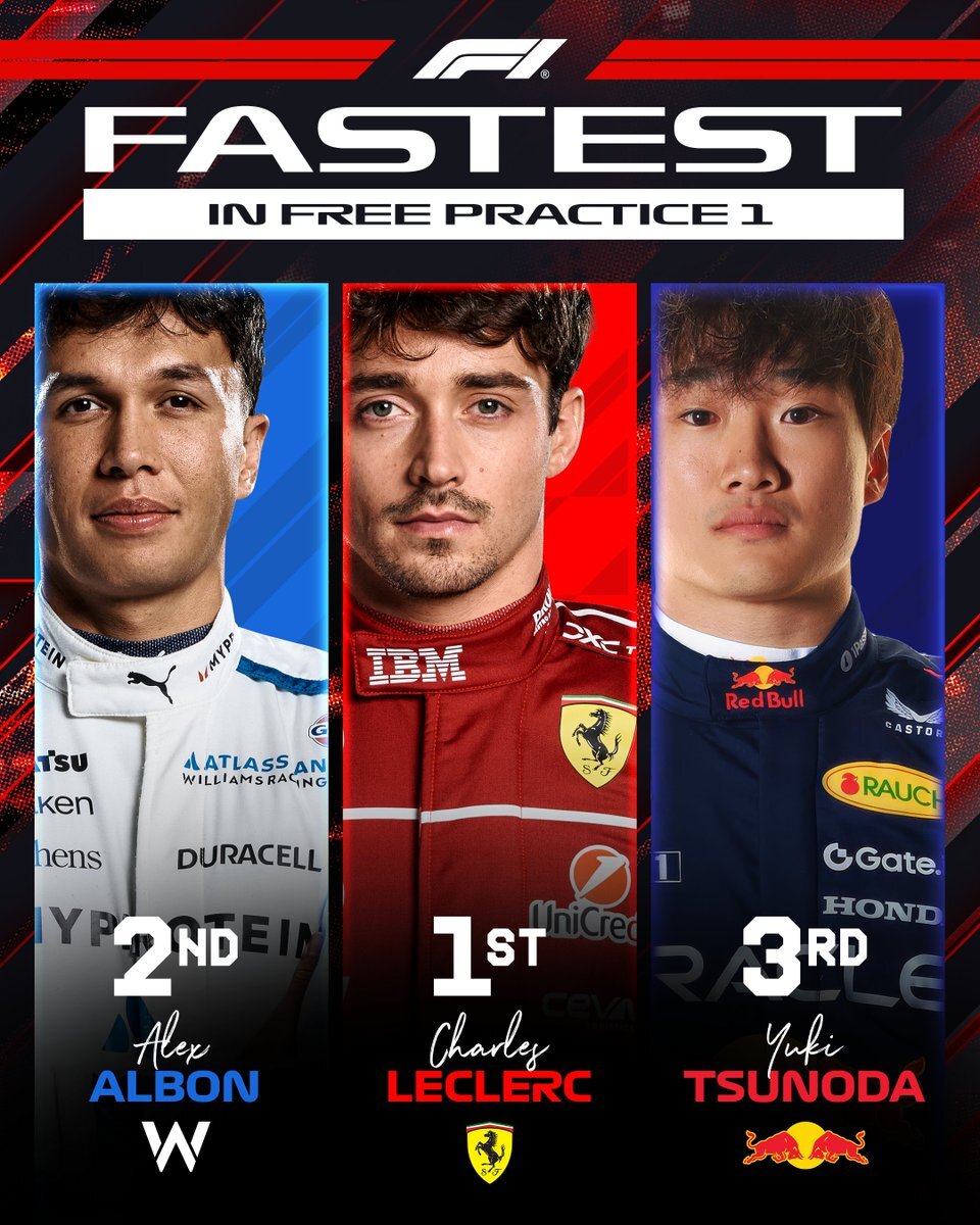 角田裕毅、F1ラスベガスGP FP1で3位！ファン興奮