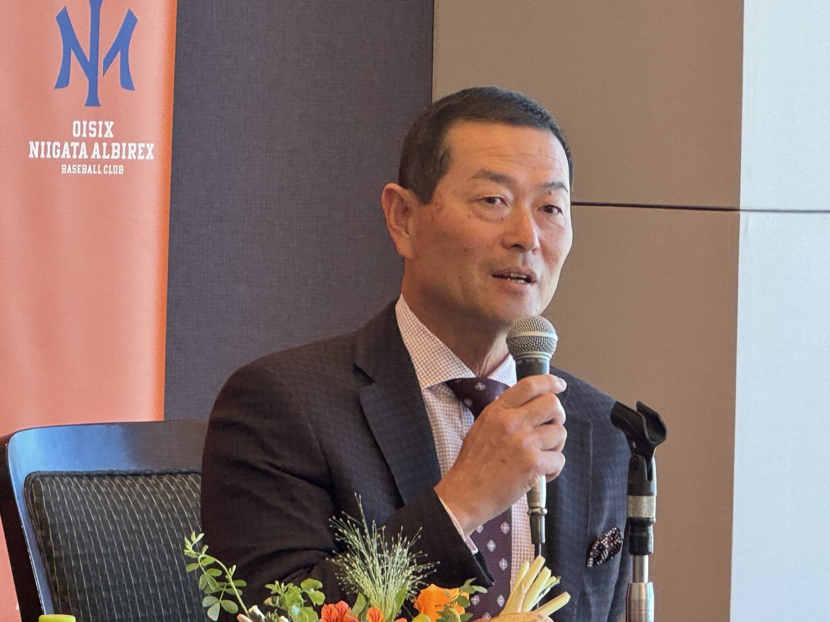 桑田真澄氏、オイシックス新潟で新たな挑戦開始！