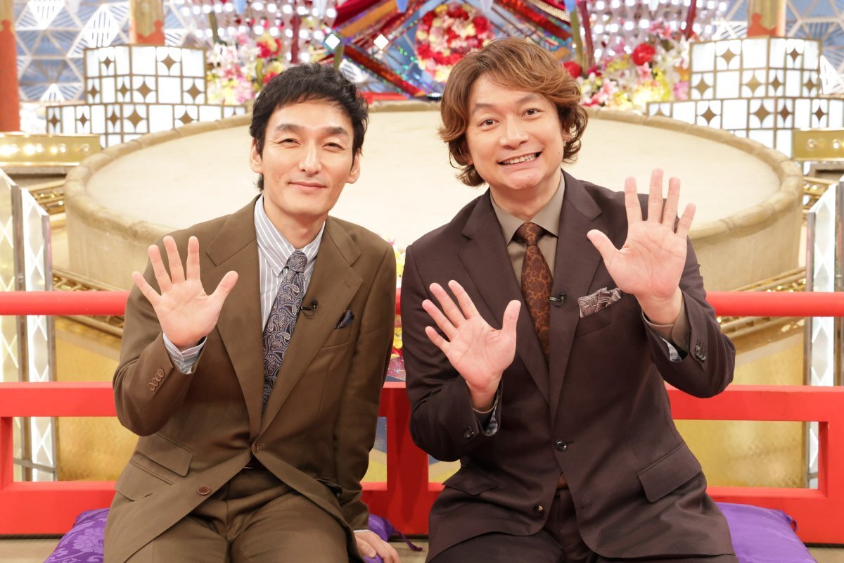 草彅剛＆香取慎吾、8年ぶりのフジ共演でMC！大相撲フードバトルはどんな展開？