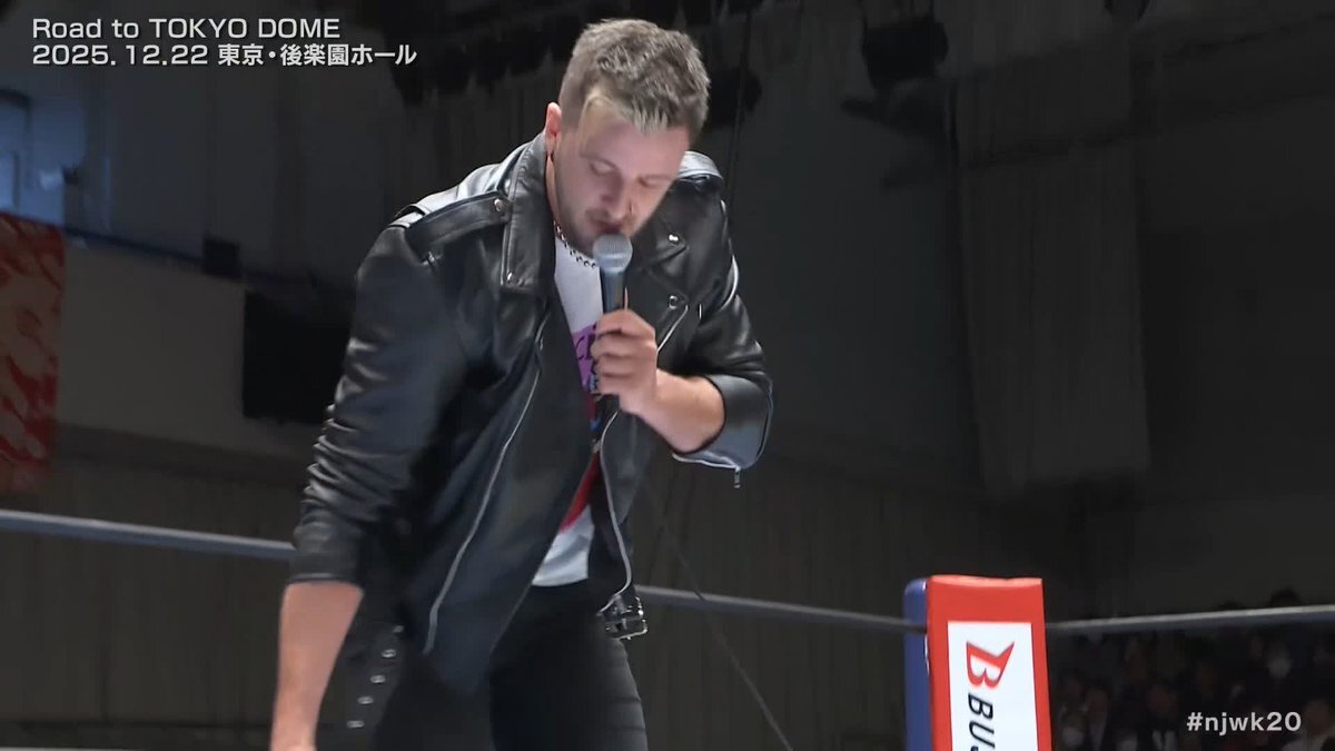 クリス・ブルックス、東京ドームでエル・ファンタズモに挑戦表明！