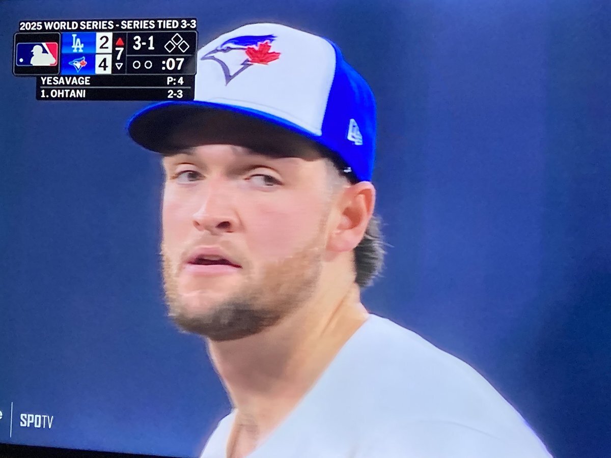 イエサベージ、ワールドシリーズで不安定な投球？