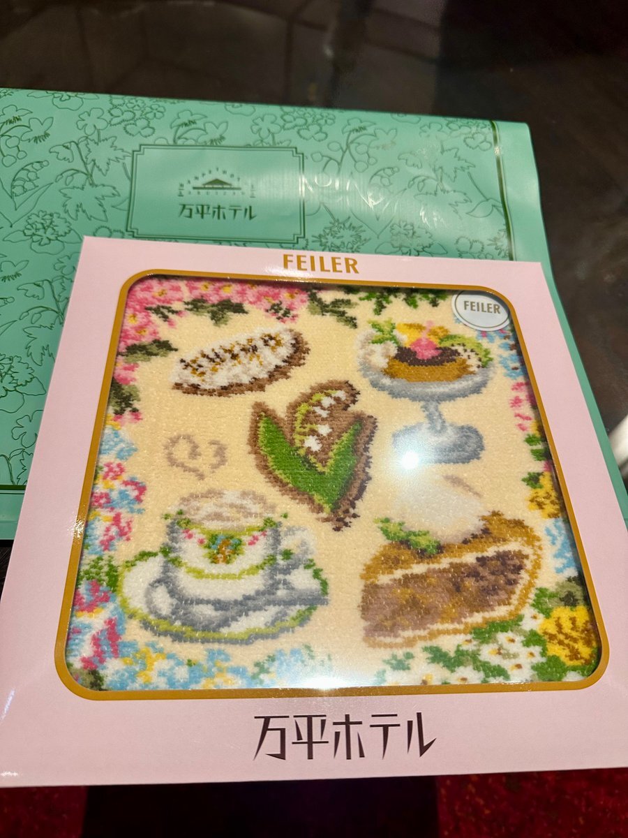 ⭐︎限定品⭐︎フェイラー　軽井沢万平ホテル ☆限定品☆フェイラー 軽井沢万平ホテルコラボ ハンカチ 新品未