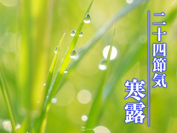 寒露、秋の訪れを感じさせる日