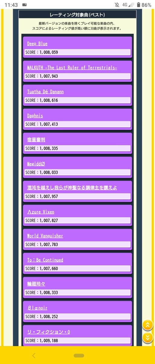 チュウニズム譜面定数変更！葬送歌昇格にファン驚き
