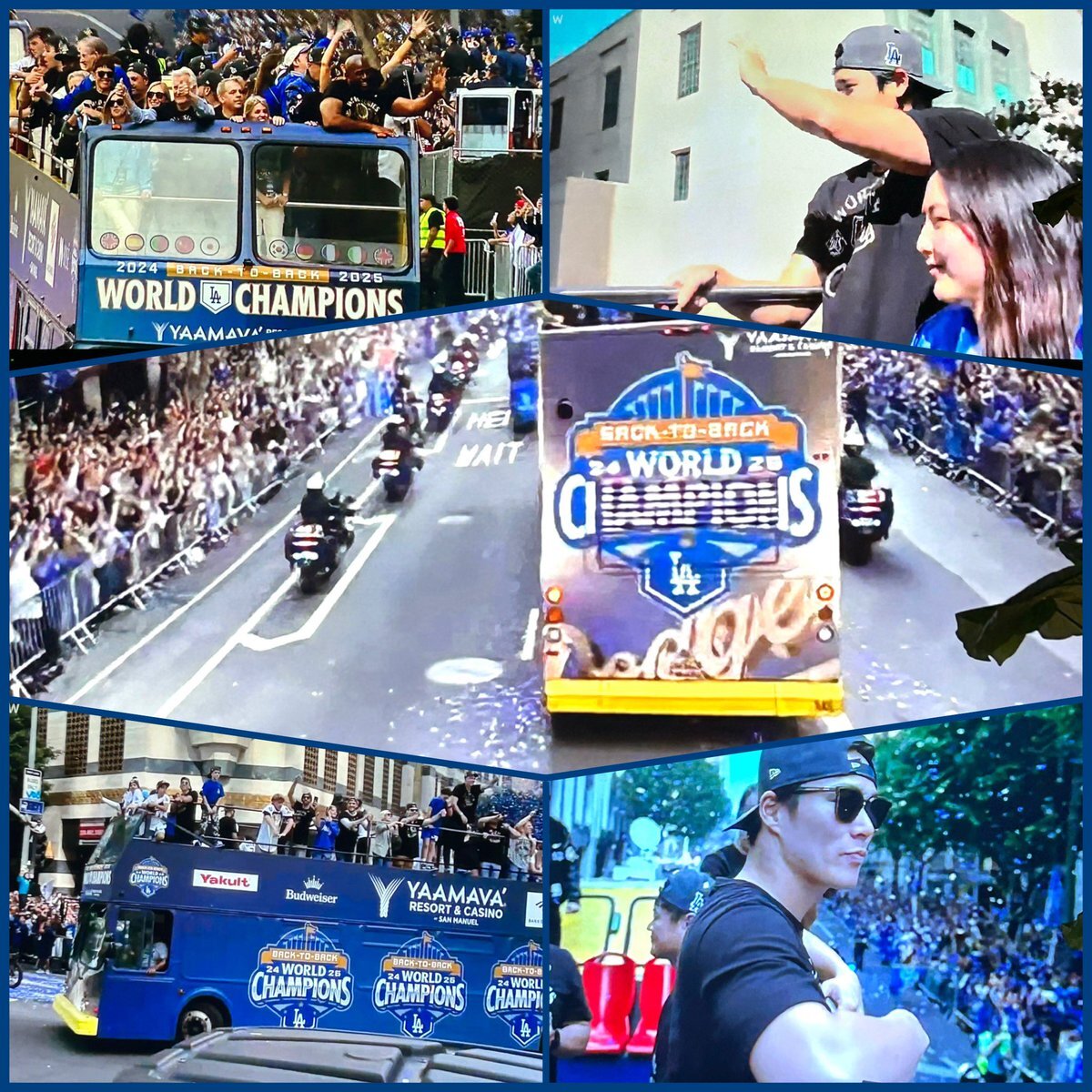 ドジャース優勝パレード、一体どんな様子だった？
