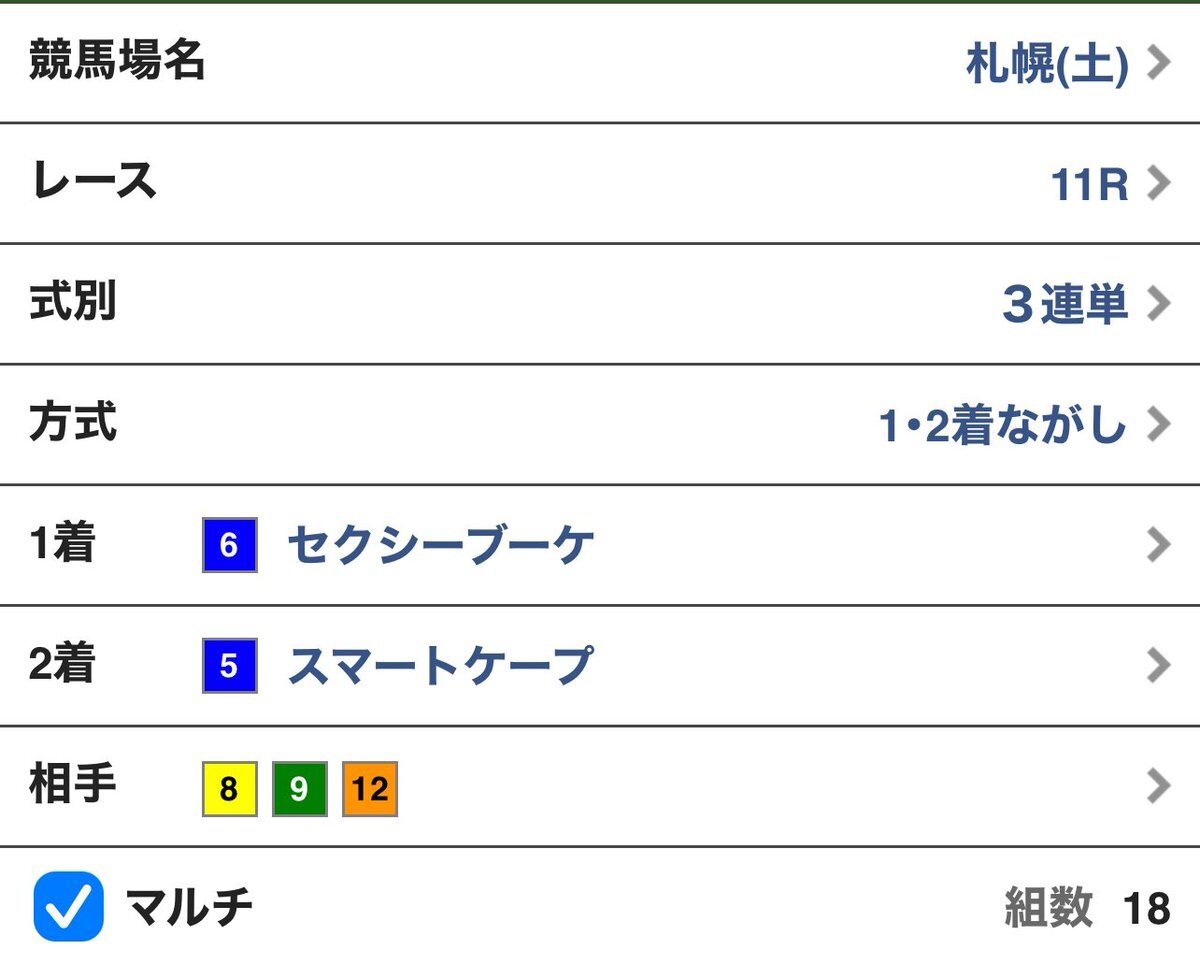 サウンドビバーチェ　実使用ゼッケン 　ターコイズS（G3）浜中俊騎乗 It must have been a jockey's mistake!] I trusted Hamanaka