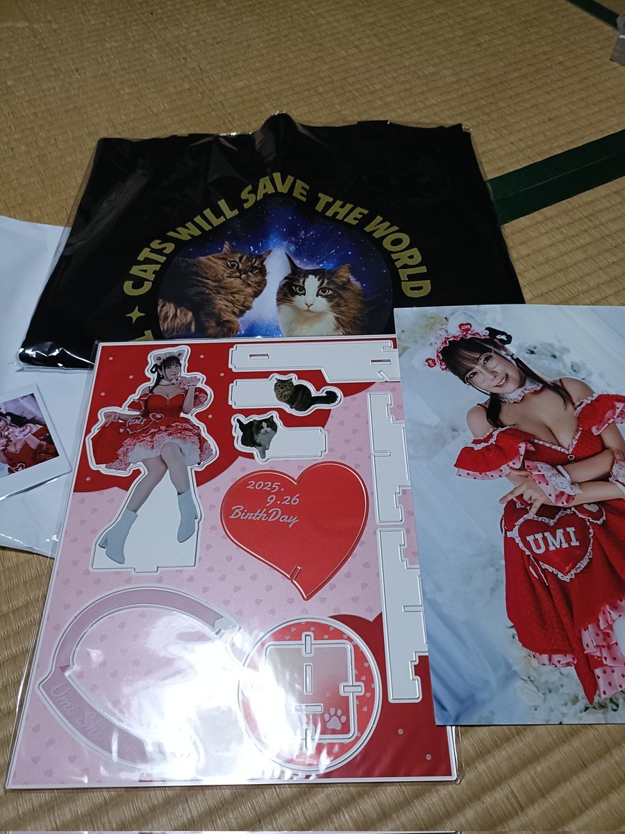東雲うみ生誕祭2025限定特典グッズ 東雲うみ、誕生日を迎えました♥️🎂🍓 そして生誕祭グッズを