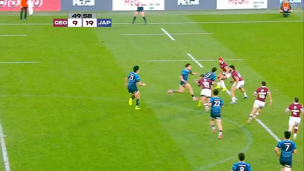 ラグビー日本代表！コーネルセン選手のアンクルタップにファン興奮