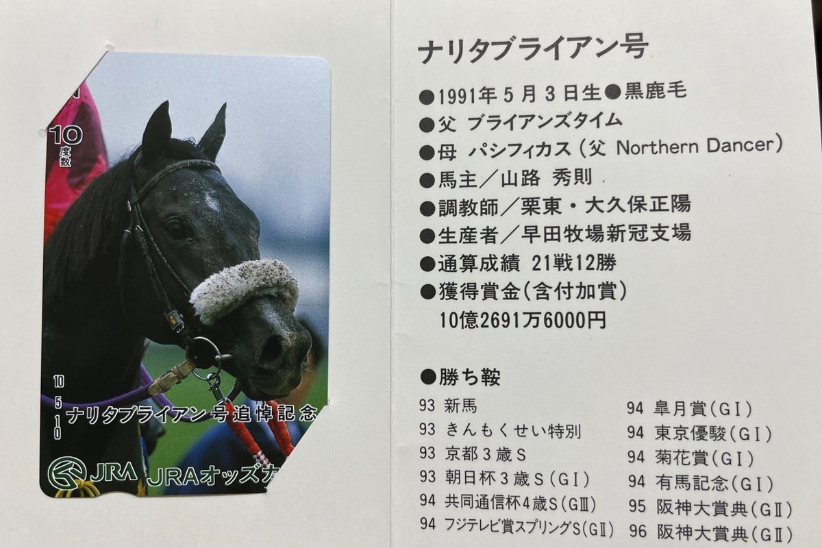 ナリタブライアン」のYahoo!リアルタイム検索 - X（旧Twitter