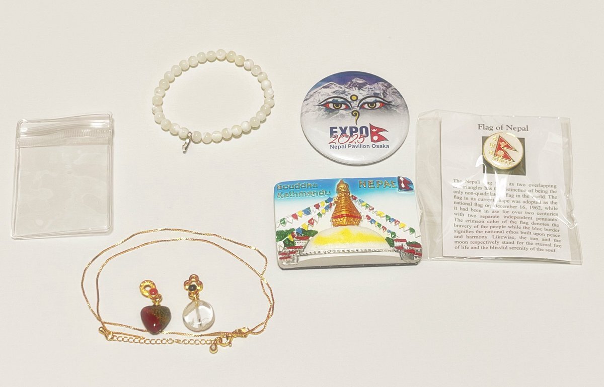 【お取り置き】関西万博　ネパール館　ブレスレット３点 大阪万博ネパールブレスレット